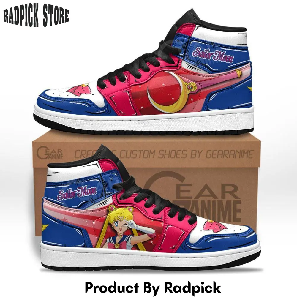 Usagi tsukino air jordan high top sneakers anime mn28  rp0353355